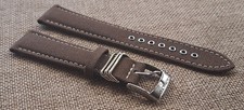 HAMILTON CINTURINO CANVAS MARRONE WATCH BROWN STRAP mm.20 + BUCKLE