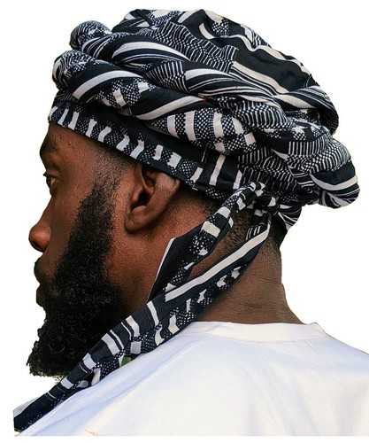 Turbante uomo prelegato stampa