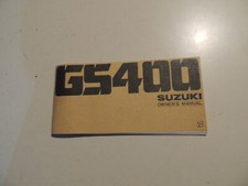 Manuale guida Suzuki GS 400