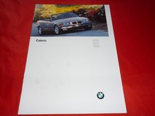 BMW Serie 3 E36 Cabrio 318i 320i 328i Brochure Depliant Folletto dal 1996