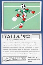FIGURINA CALCIATORI PANINI ITALIA 90 - NUOVA/NEW - N.026 MASCOTTE CIAO