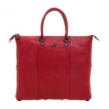 Borsa Shopping piatta in pelle Donna Gabs G3 Plus Tg. M "Fuoco"Made in Italy