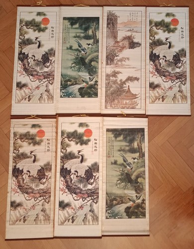 Set rotoli vintage orientali - set,