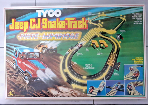 Pista macchinine tyco jeep - -tyco,