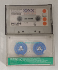 Lotto 2x Philips 811 + TDK hcl11 HEAD CLEANER musicassette vergini cassette tape