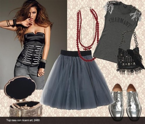 Shirt con spalline denny - con,