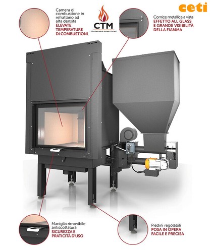 Termocamino ctm dominus combi - ctm,