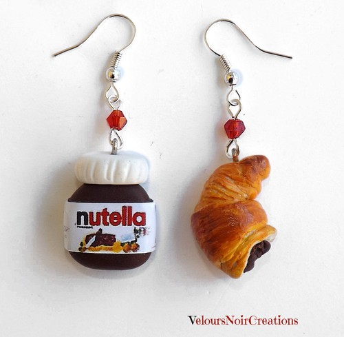 Orecchini barattolo nutella - , e
