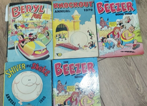 Various vintage annuals - various,