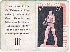 tessera fascista opera