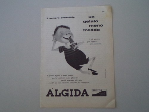 Advertising pubblicità 1959 - advertising,