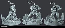 fullmetal alchemist alphonse diorama statue figure resin 1/10 unpainted