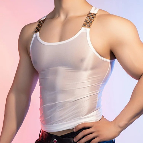 Body uomo trasparente olio - body,