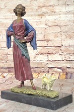 J Erte Art Deco Stile Bronzo