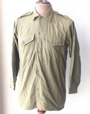 Camicia vintage invernale inglese anni '70 ottima stesso modello WW2 etichettata