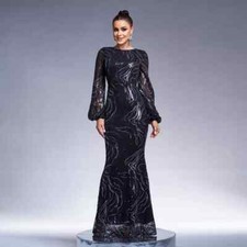 Vestito Abito Elegante Lungo