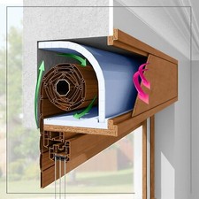 Kit Pannelli cassonetto tapparelle in EPS e guaina Isolante Termico Acustico