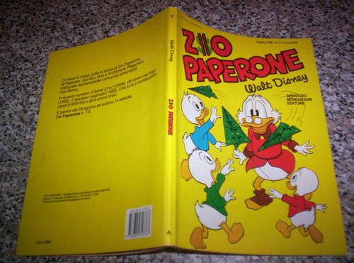 Zio paperone originale - paperone, n.9