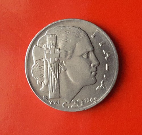 Centesimi 1943 errore - 20,