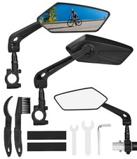 2 Pezzi Specchietti Bici 360°