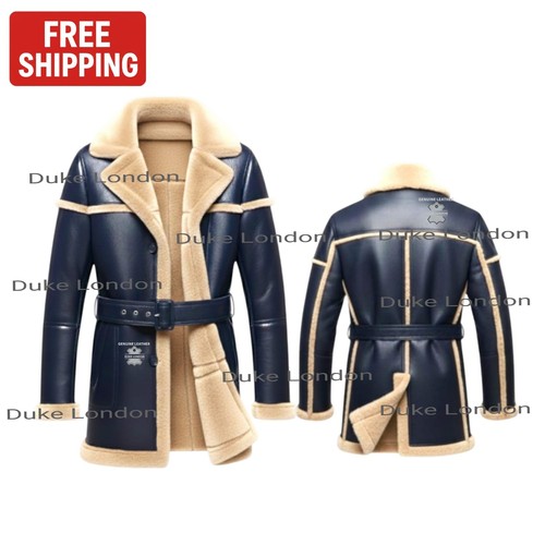 Cappotto lungo uomo vera pelle