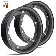 COPPIA CERCHI RUOTA NERI