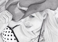 Disegno a matita "The Beach"