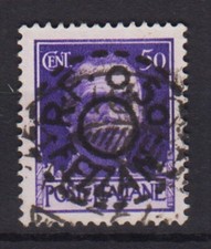 OCCUPAZIONI STRANIERE FEZZAN 1943 0,50 SU 50 CENTESIMI N.11 USATO