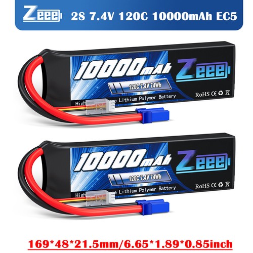 Zeee batteria lipo 10000 - 2x,