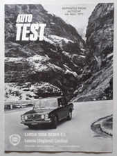 Lancia 2000 F.I. Brochure