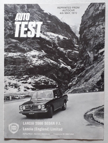 Lancia 2000 brochure - lancia, f.i.