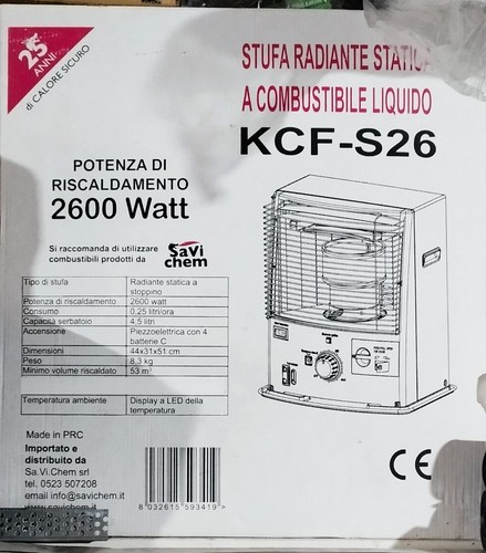 Stufa combustibile liquido - a,