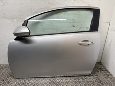 B3095 PORTA PORTIERA ANTERIORE SINISTRA SX OPEL CORSA D 3P 06 15 GRIGIO USATO 93