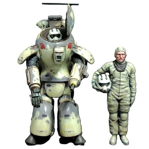 Robot soldier and - us,