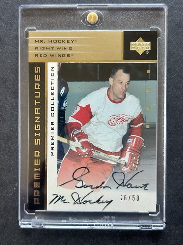 Autografo gordie howe - gordie, 2003