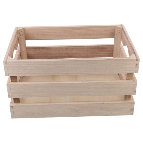 Portaoggetti legno cesta - ,