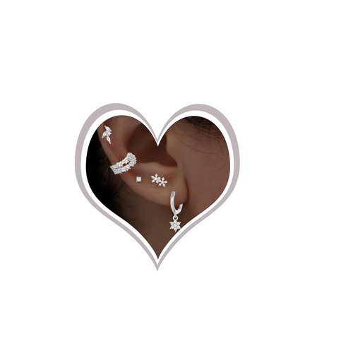 Orecchini set argento - in,