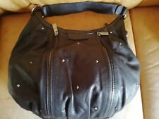 Borsa HOGAN in vera pelle colore nero con borchie ottime condizioni 