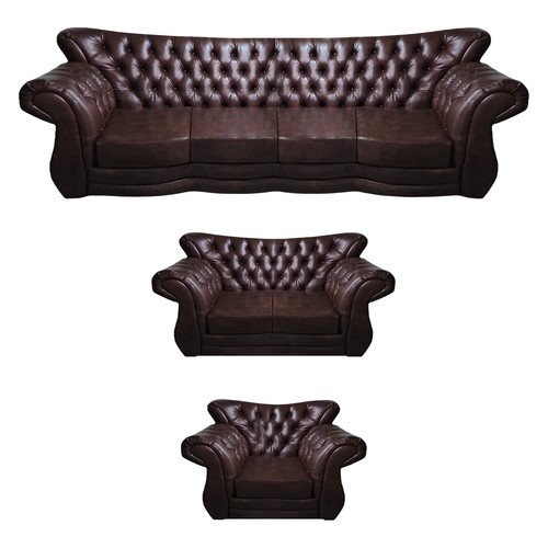 Set divani marrone - soggiorno, 3