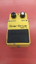 Boss OD-1 Overdrive Pedale per chitarra effetti 1980 viti argento usato vintage