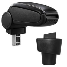 Bracciolo Centrale Pelle Nero