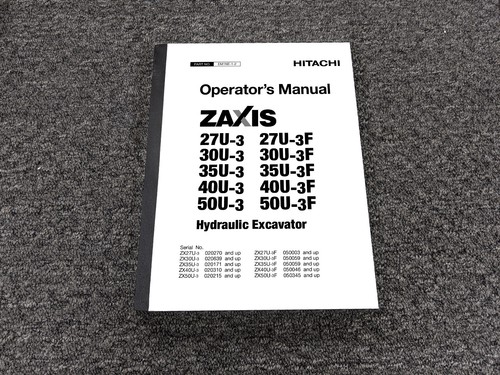 Manuale operatore escavatore - manuale,