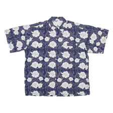 Camicia Hawaiana Da Uomo Blu A
