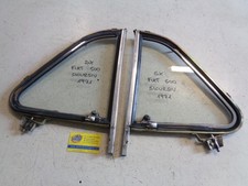 COPPIA TELAIO DEFLETTORE + VETRO FIAT 500 L - SICURSIV - 1971 - ORIGINALI