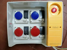 QUADRO ELETTRICO DA CANTIERE SCAME MBOX2 MORSETTI + EMERGENZA PR. C/FUSIBILI
