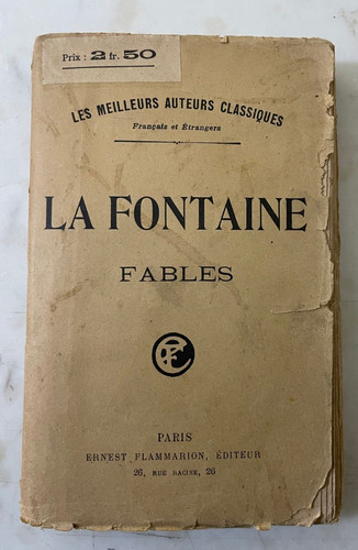 Libro fables fontaine - fables, la