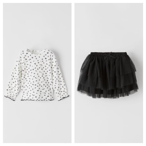 Zara toddler shirt tulle - zara,