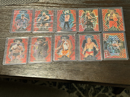 Lotto carte wwe red wave - lotto,
