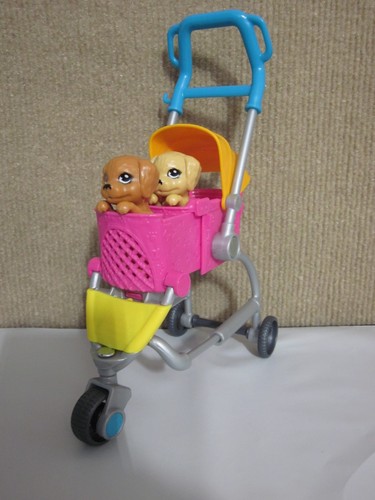 Barbie passeggino cuccioli - passeggino,