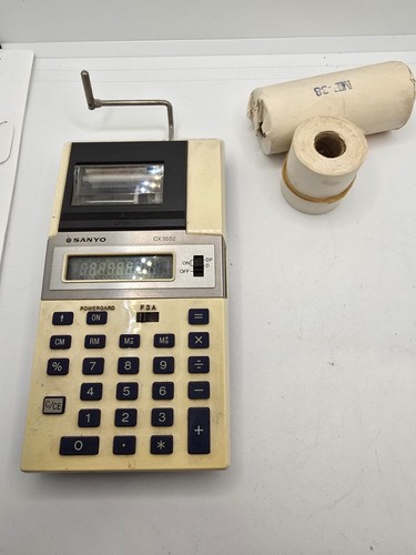 Vintage sanyo cx3552 printing - vintage,